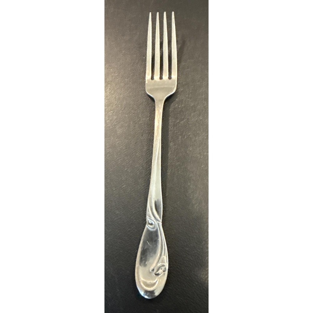Oneida Deluxe Calla Lily Dinner Fork Stainless Steel Vintage